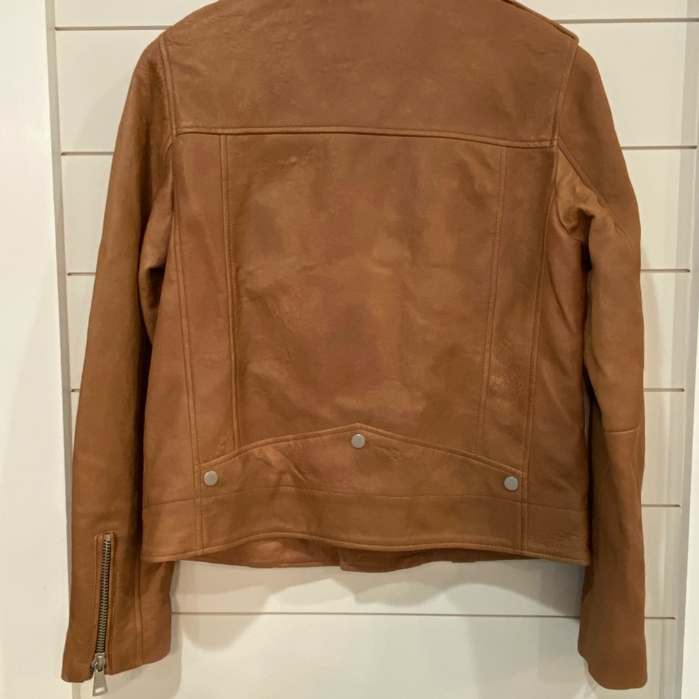 Sold New 7 For All Mankind Genuine Leather Jacket - Picture 7 of 7